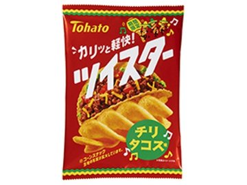 東ハト ツイスター チリタコス味５５ｇ ×24入り 【全国送料無料】(一部地域別途)の画像
