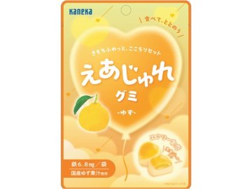 カネカ えあじゅれグミ ゆず４０ｇ ×80入り 【全国送料無料】(一部地域別途)の画像