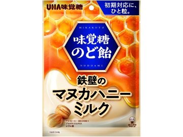 味覚糖 のど飴 鉄壁のマヌカハニーミルク７４ｇ ×72入り 【全国送料無料】(一部地域別途)の画像
