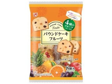 エース パウンドケーキ フルーツ８個 ×10入り 【全国送料無料】(一部地域別途)の画像