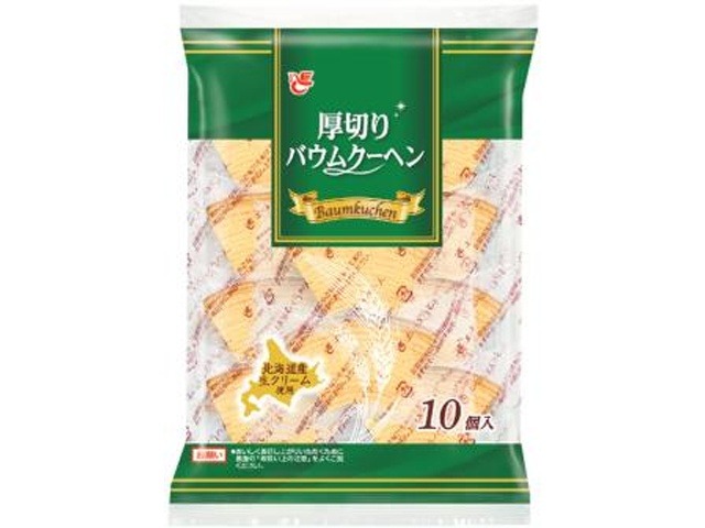 エース 厚切りバウムクーヘン１０個 ×12入り 【全国送料無料】(一部地域別途)の画像