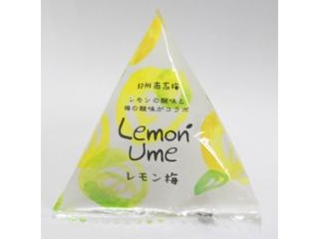 紀州南高梅 れもん梅 三角ピロ包装×100入り 【全国送料無料】(一部地域別途)の画像