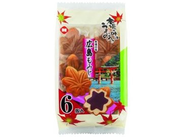 寿 広島もみじ（絵柄袋）６個 ×8入り 【全国送料無料】(一部地域別途)の画像