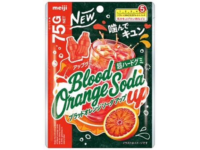 明治 ブラッドオレンジソーダアップ ７５ｇ ×84入り 【全国送料無料】(一部地域別途)の画像