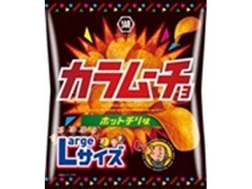 湖池屋 Ｌサイズ カラムーチョホットチリ味１０５ｇ ×12入り 【全国送料無料】(一部地域別途)の画像