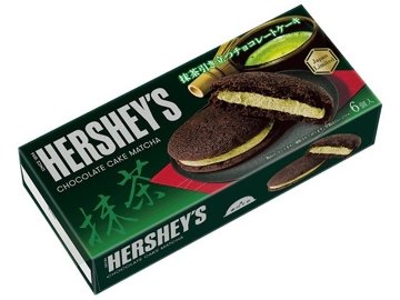 ロッテ ハーシーチョコケーキ抹茶６個 ×5入り 【全国送料無料】(一部地域別途)の画像