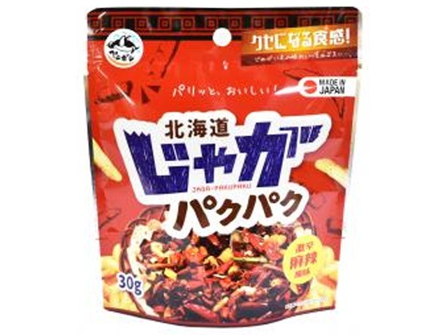 ペンギン 北海道じゃがパクパク激辛麻辣風味３０ｇ  ×12入り 【全国送料無料】(一部地域別途)の画像