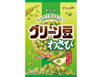 春日井製菓 グリーン豆わさび７３ｇ×24入り 【全国送料無料】(一部地域別途)の画像