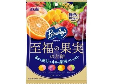 アサヒグループ食品 バヤリース至福の果実のど飴 １０３ｇ×48入り 【全国送料無料】(一部地域別途)の画像
