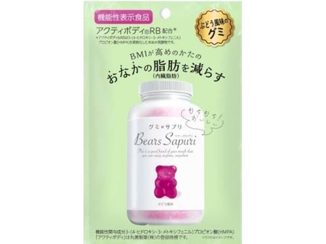 ベアーズサプリ ぶどう風味６０ｇ  ×12入り 【全国送料無料】(一部地域別途)の画像