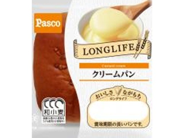 パスコ ＬＬ クリームパン  ×10入り 【全国送料無料】(一部地域別途)の画像