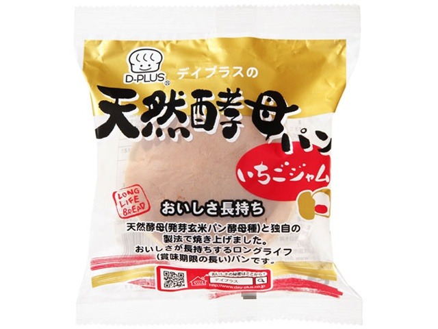 デイプラス 天然酵母パン いちごジャム  ×12入り 【全国送料無料】(一部地域別途)の画像
