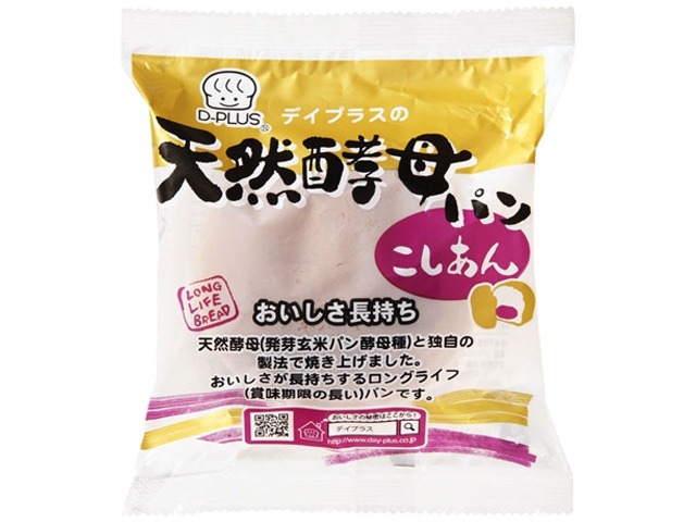 デイプラス 天然酵母パンこしあん×12入り 【全国送料無料】(一部地域別途)の画像