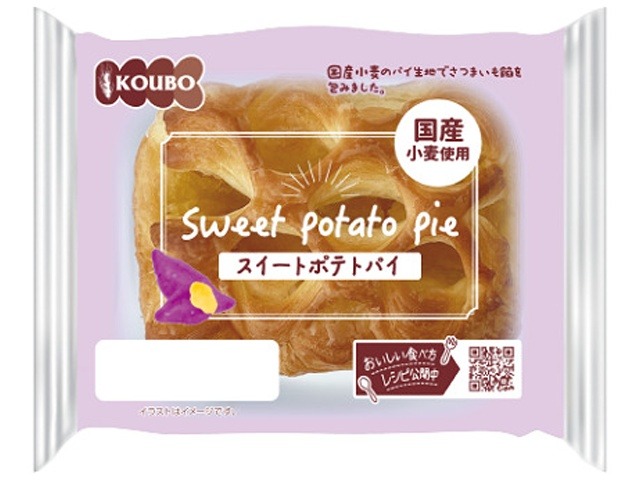 酵母工業 スイートポテトパイ１個  ×12入り 【全国送料無料】(一部地域別途)の画像