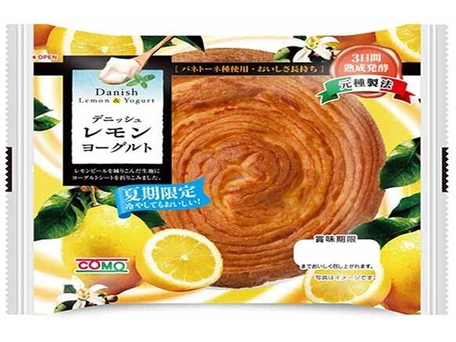 コモ デニッシュレモンヨーグルト １個×18入り 【全国送料無料】(一部地域別途)の画像