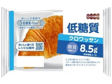 酵母工業 １２５低糖質 クロワッサン１個×12入り 【全国送料無料】(一部地域別途)の画像