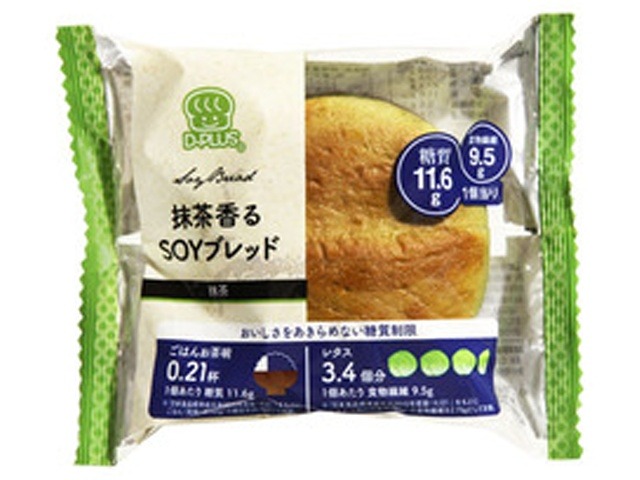 デイプラス 抹茶香るＳＯＹブレッド×12入り 【全国送料無料】(一部地域別途)の画像
