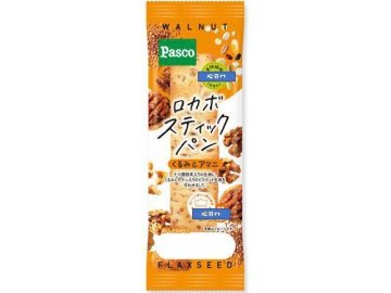 パスコ ロカボスティックパンくるみ＆アマニ×150入り 【全国送料無料】(一部地域別途)の画像