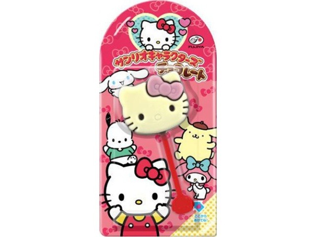 不二家 サンリオキャラクターズチョコ １本  ×12入り 【全国送料無料】(一部地域別途)の画像