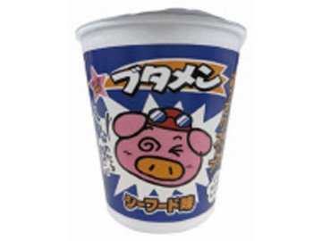 おやつカンパニー ブタメン シーフード味  ×15入り 【全国送料無料】(一部地域別途)の画像