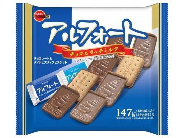 ブルボン アルフォート １４７ｇ  ×12入り 【全国送料無料】(一部地域別途)の画像