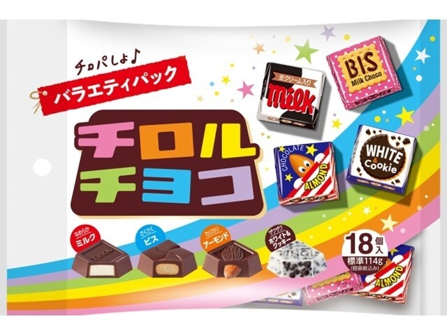 チロルチョコ バラエティパック１８個  ×10入り 【全国送料無料】(一部地域別途)の画像
