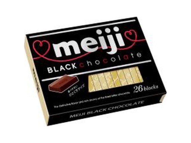 明治 ブラックチョコレートＢＯＸ２６枚  ×6入り 【全国送料無料】(一部地域別途)の画像