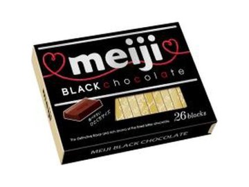 明治 ブラックチョコレートＢＯＸ２６枚  ×6入り 【全国送料無料】(一部地域別途)の画像