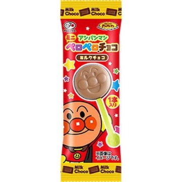 不二家 アンパンマンミニペロペロチョコレート １本  ×25入り 【全国送料無料】(一部地域別途)の画像