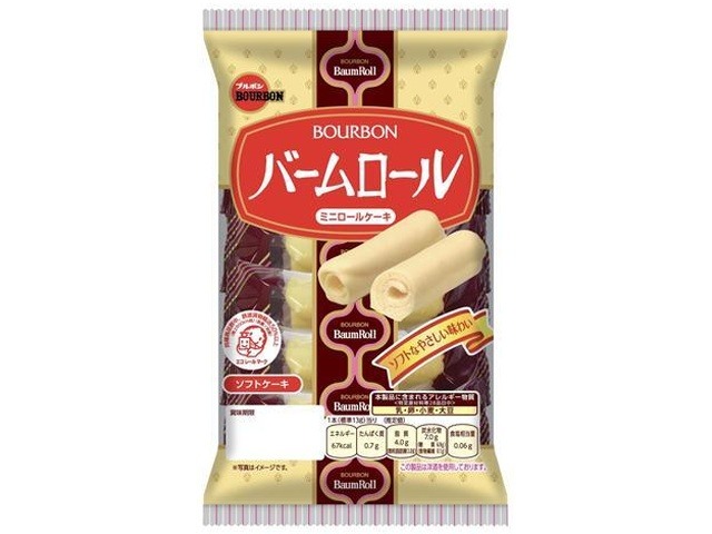 ブルボン バームロール ７本  ×12入り 【全国送料無料】(一部地域別途)の画像