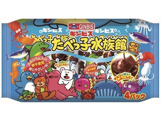ギンビス たべっ子水族館 ４Ｐ  ×12入り 【全国送料無料】(一部地域別途)の画像
