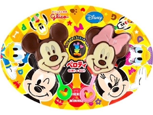 グリコ ペロティミッキー＆ミニー１９ｇ  ×12入り 【全国送料無料】(一部地域別途)の画像