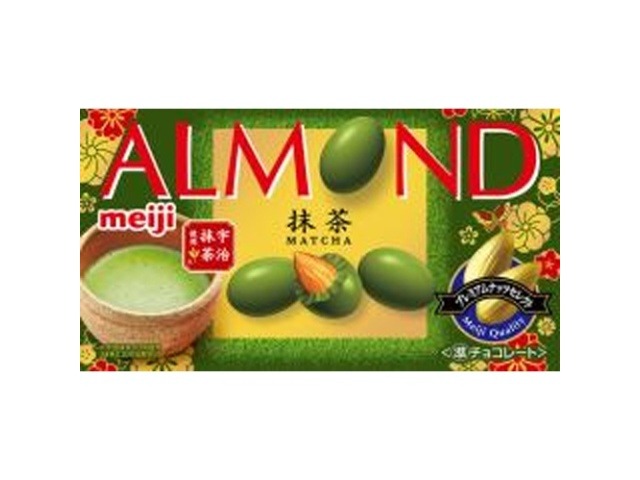 明治 アーモンドチョコレート抹茶６７ｇ  ×10入り 【全国送料無料】(一部地域別途)の画像