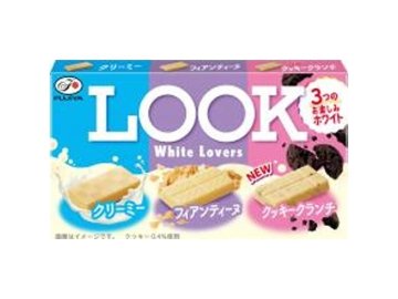 不二家 ルック ホワイトラバーズ４３ｇ×160入り 【全国送料無料】(一部地域別途)の画像