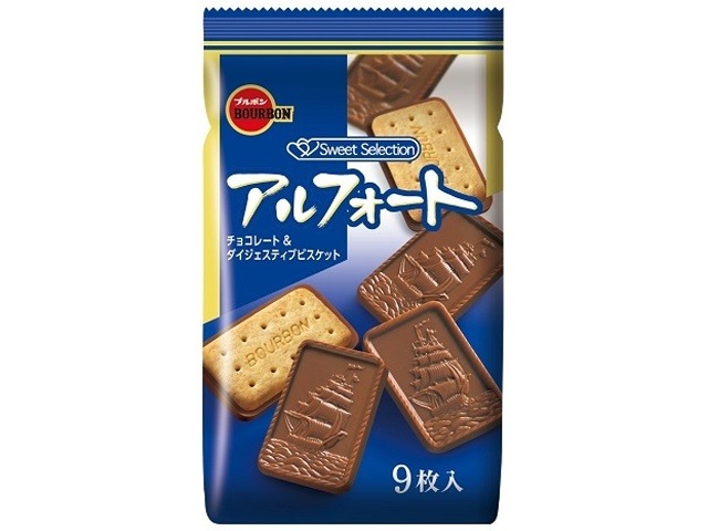 ブルボン アルフォート ９枚  ×10入り 【全国送料無料】(一部地域別途)の画像
