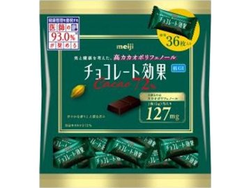 明治 チョコレート効果 カカオ７２％大袋２２５ｇ×36入り 【全国送料無料】(一部地域別途)の画像