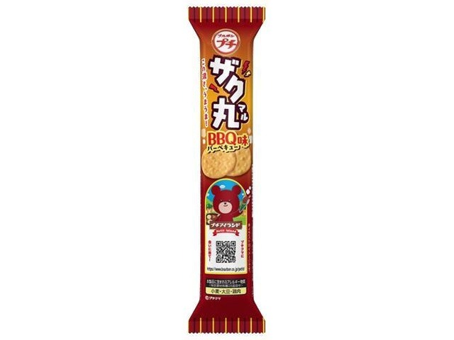 ブルボン プチザク丸 ＢＢＱ味３２ｇ ×80入り 【全国送料無料】(一部地域別途)の画像