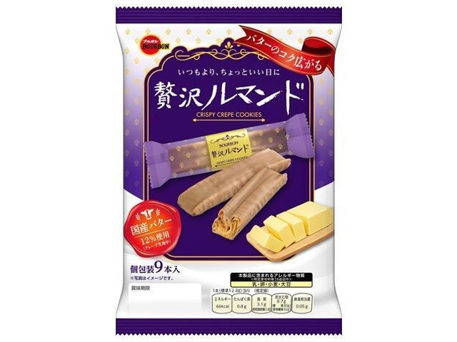 ブルボン 贅沢ルマンド ９本  ×12入り 【全国送料無料】(一部地域別途)の画像