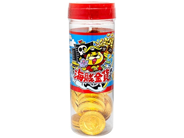 やおきん ポット海賊金貨チョコ６０個  ×1入り 【全国送料無料】(一部地域別途)の画像