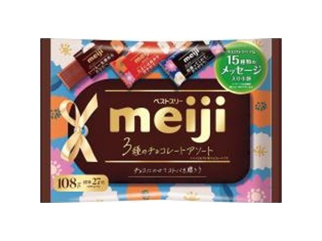 明治 ベストスリー 袋１０８ｇ  ×18入り 【全国送料無料】(一部地域別途)の画像