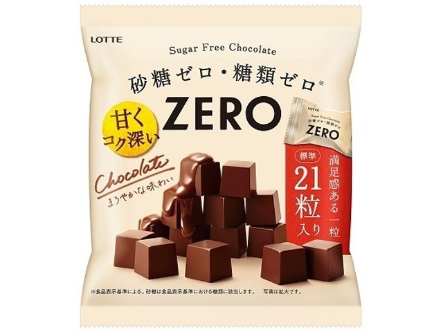 ロッテ ゼロチョコレート袋 ８４ｇ  ×18入り 【全国送料無料】(一部地域別途)の画像
