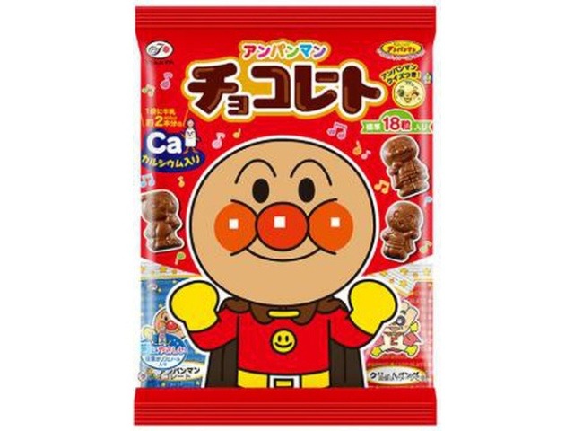 不二家 アンパンマンチョコレート６９ｇ  ×10入り 【全国送料無料】(一部地域別途)の画像
