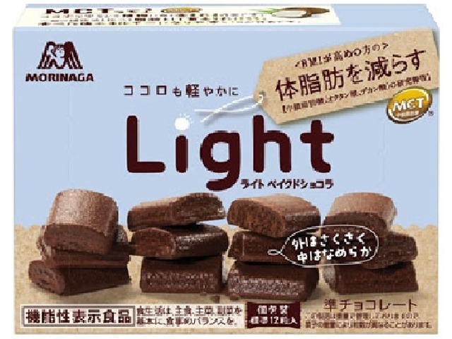 森永 ＬＩＧＨＴ ベイクドショコラ４６ｇ×120入り 【全国送料無料】(一部地域別途)の画像