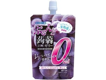 オリヒロプランデュ 蒟蒻ゼリー０ｋｃａｌ巨峰  ×48入り 【全国送料無料】(一部地域別途)の画像