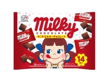 不二家 ミルキーチョコレート袋１４粒×30入り 【全国送料無料】(一部地域別途)の画像