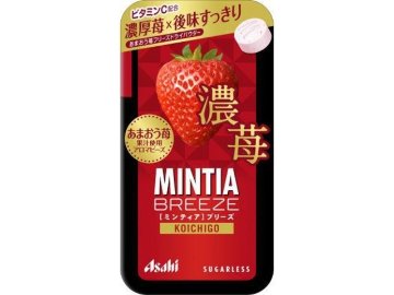アサヒグループ食品 ミンティアブリーズ濃苺３０粒  ×96入り 【全国送料無料】(一部地域別途)の画像