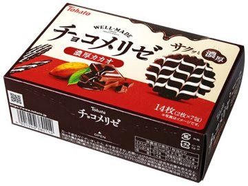 東ハト チョコメリゼ 濃厚カカオ１４枚×60入り 【全国送料無料】(一部地域別途)の画像