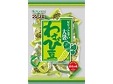 春日井製菓 グリーン豆 大袋わさび豆２４０ｇ  ×12入り 【全国送料無料】(一部地域別途)の画像