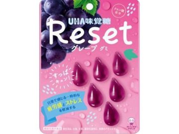 味覚糖 機能性表示リセットグレープグミ ４０ｇ×80入り 【全国送料無料】(一部地域別途)の画像