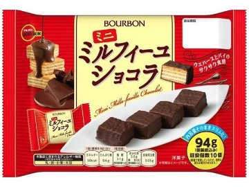 ブルボン ミニミルフィーユショコラ ９４ｇ×24入り 【全国送料無料】(一部地域別途)の画像